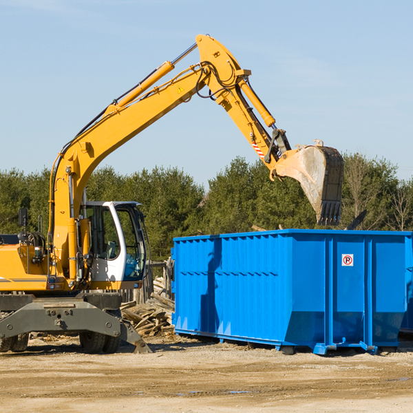 how many times can i have a residential dumpster rental emptied in Ripley NY